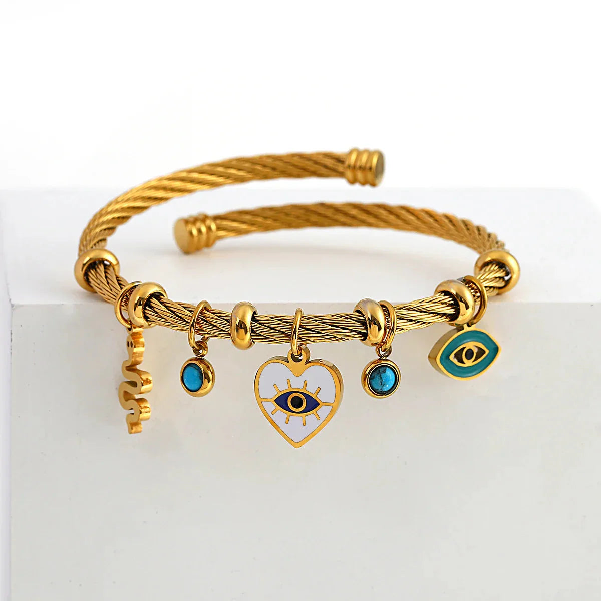 Women's Open Cuff Bracelet Twisted Band Everyday Wear