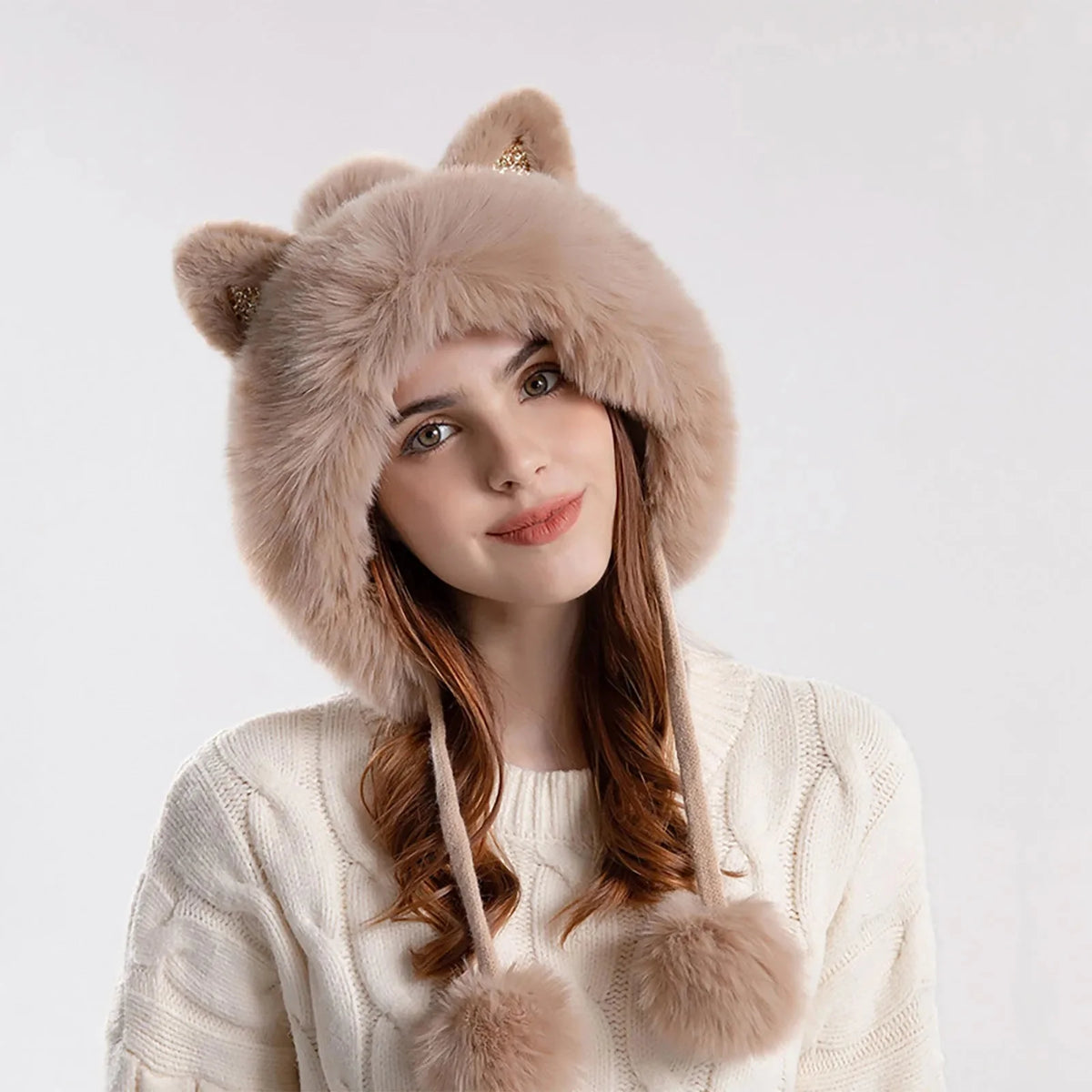 "Snowpounce" Vegan Fur Hat Caliboot