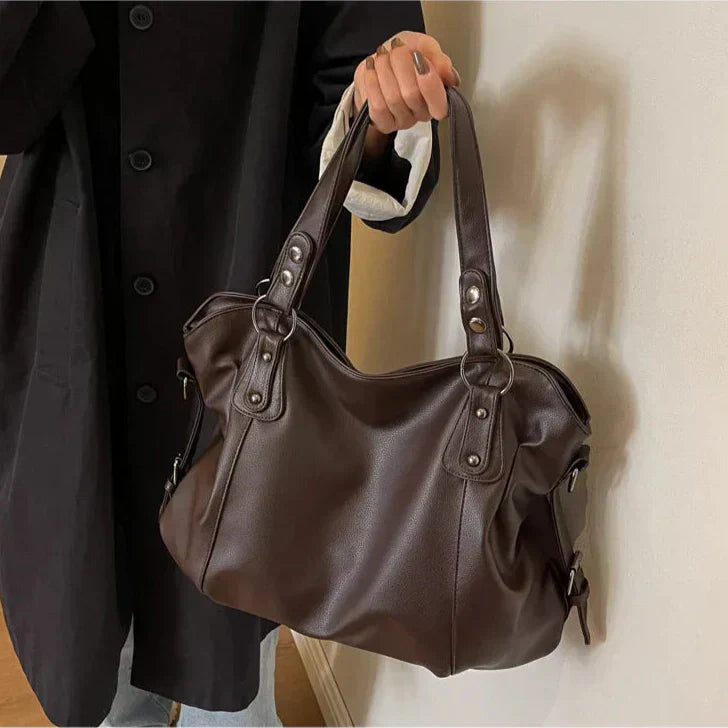 Lunelle Women's Large Soft Leather Tote Bag