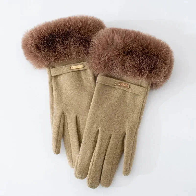 "Esta" Fur Gloves Caliboot