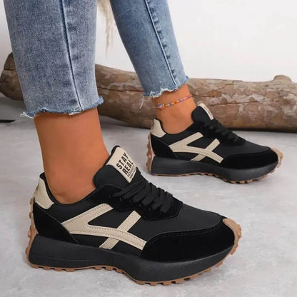 Women's Lace Up Sneakers Sporty Trainers