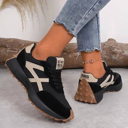Women's Lace Up Sneakers Sporty Trainers