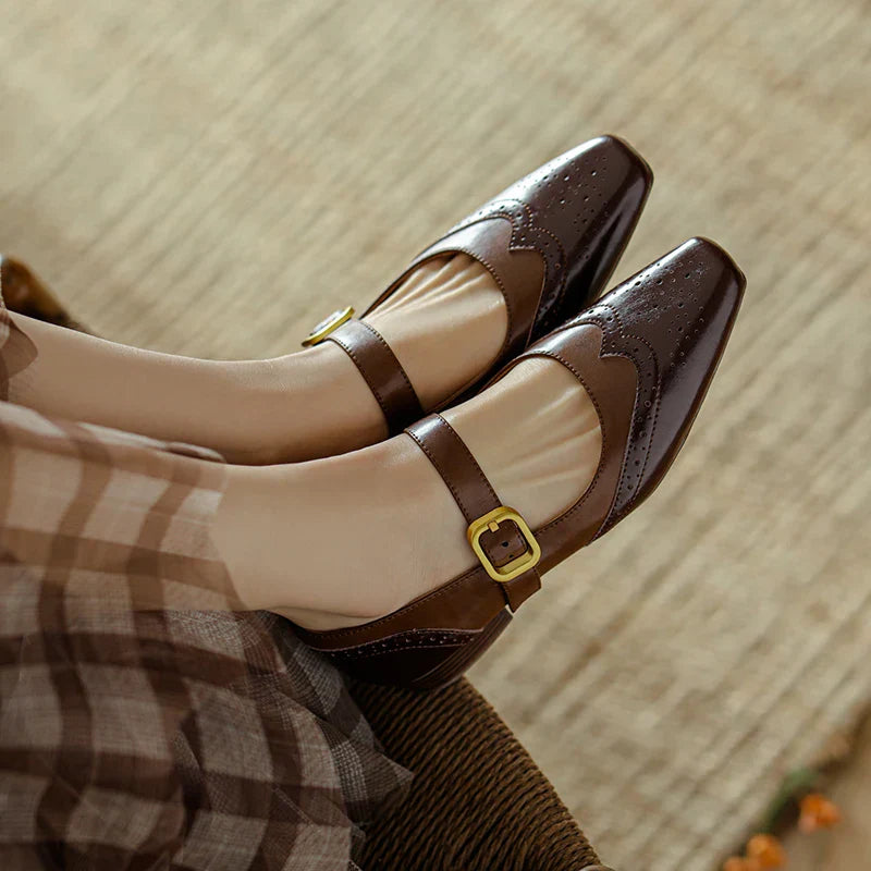 Emilia Leather Flats