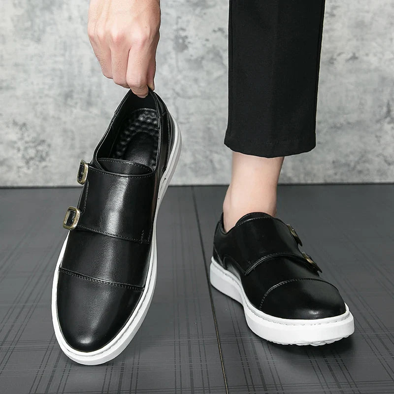 Zyden Genuine Leather Loafers