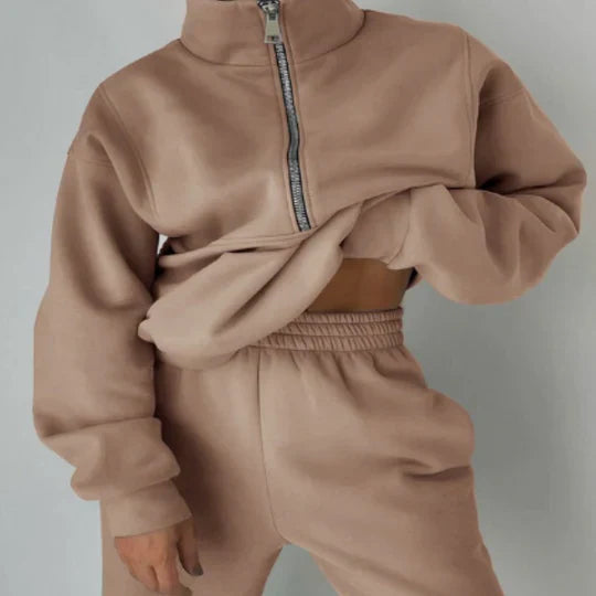 Elsiem Women's Zipper Tracksuit