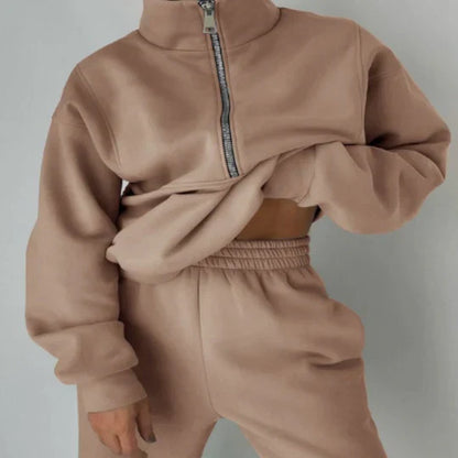 Elsiem Women's Zipper Tracksuit
