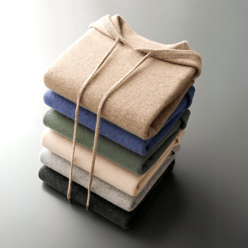 Men's Pullover Hoodie Drawstring Design