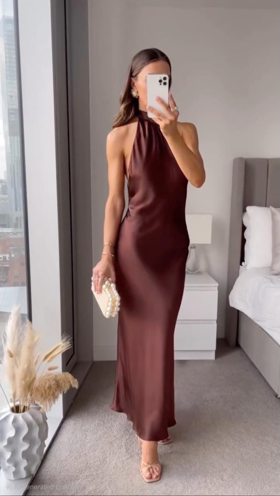 Women's Velvet Midi Dress Evening Wear Dark Blue