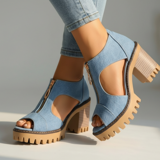 Women's Peep Toe Summer Sandals