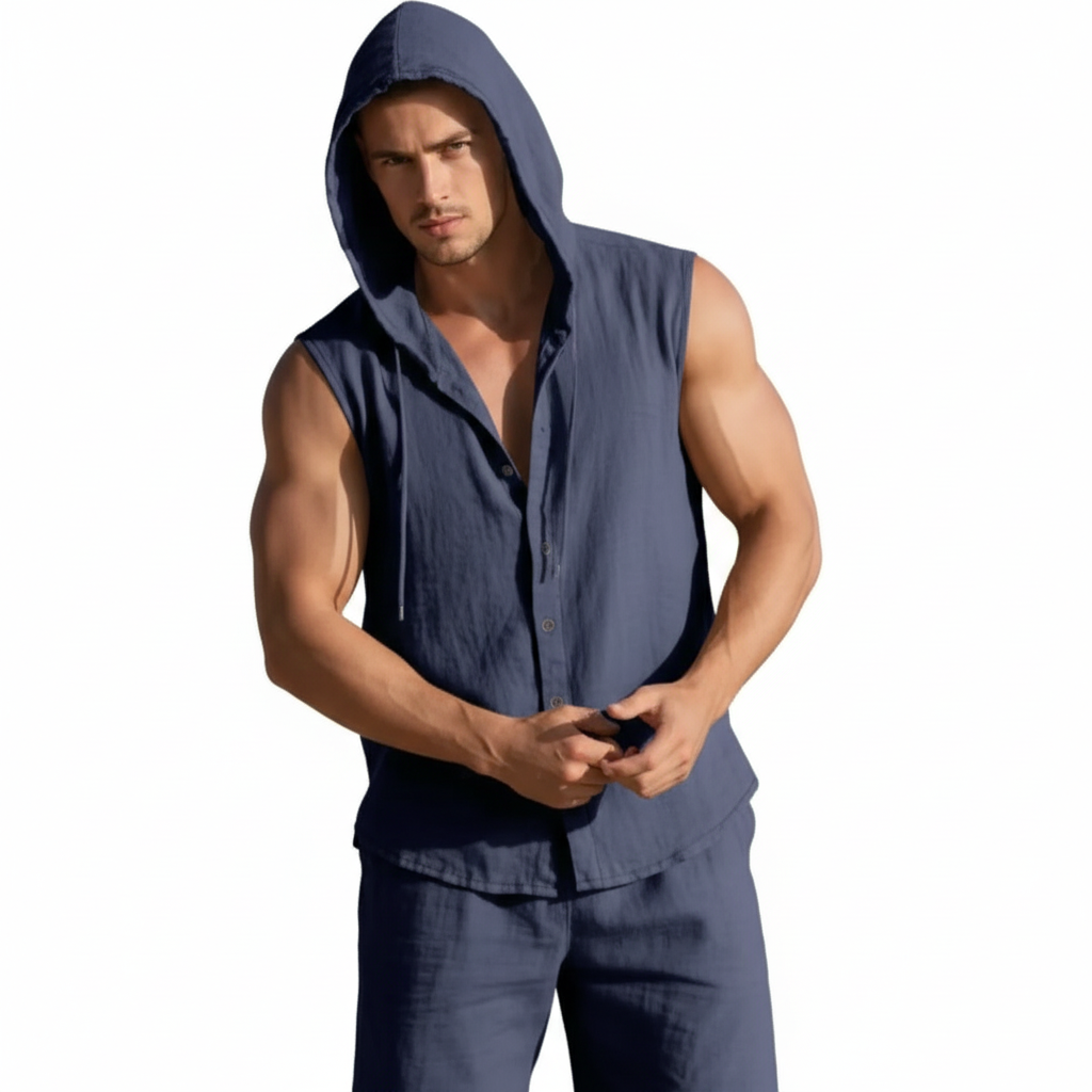 Hensen Women's Linen Match Set