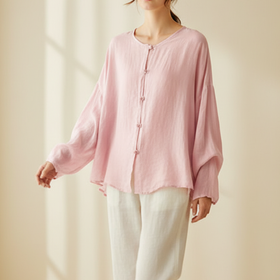 Women's Linen Blouse Natural