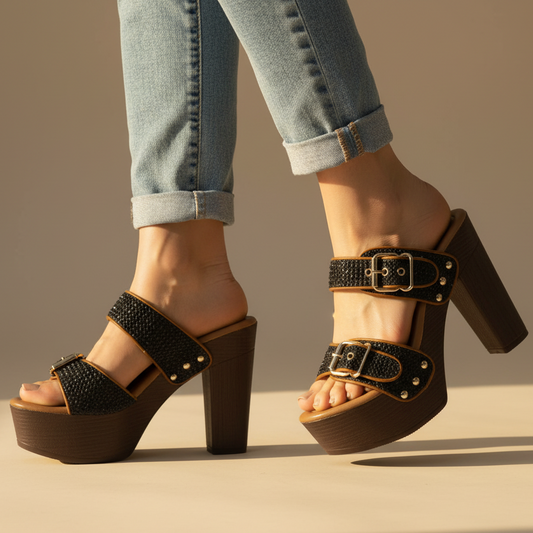 Larissa Women's High Heels Comfortable Buckle