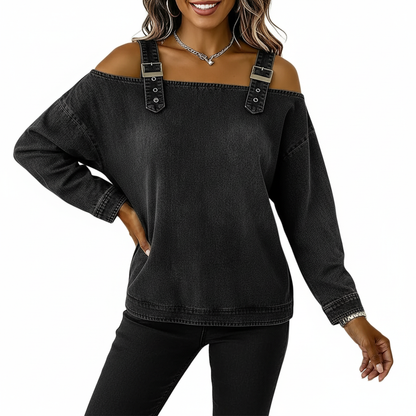 Women's Off The Shoulder Denim