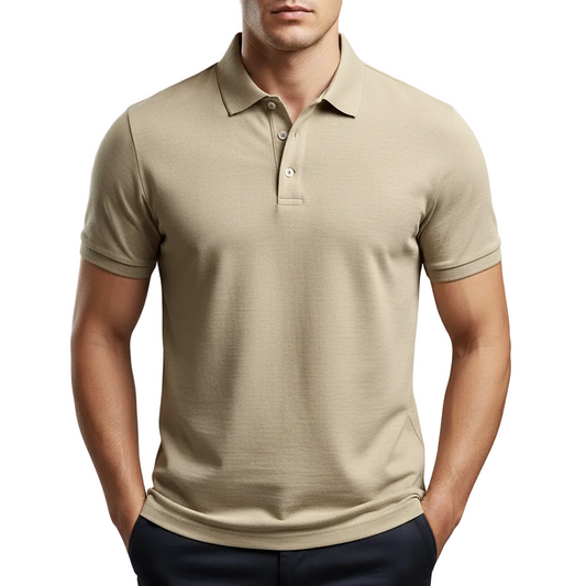 Men's Cotton Polo Shirt Collared