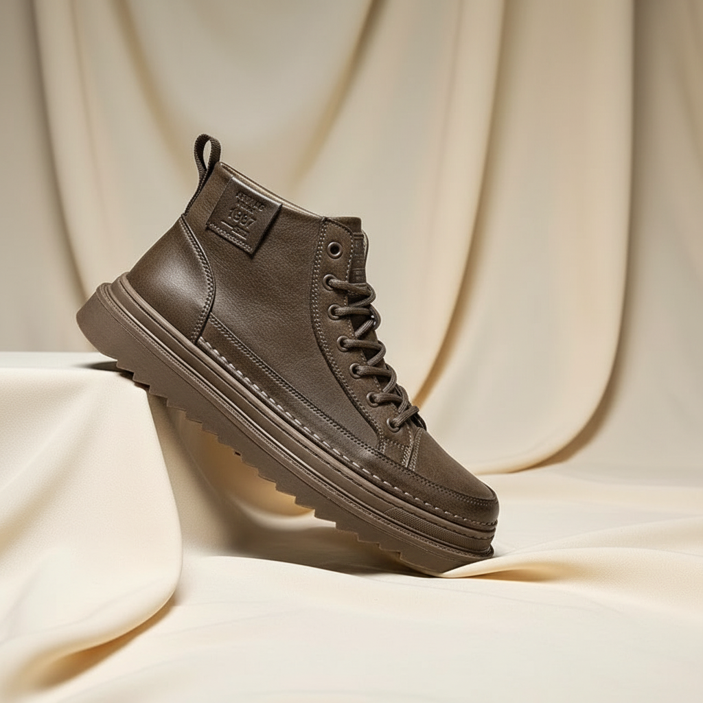 Men's Leather Sneakers Gladiator Style