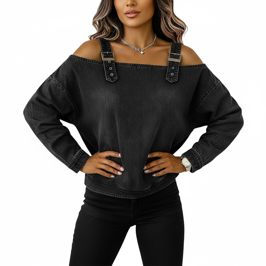 Women's Off The Shoulder Denim