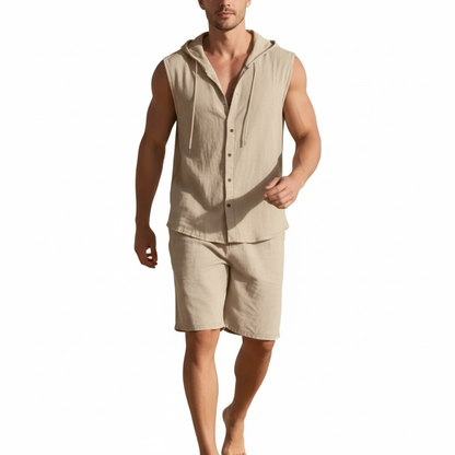 Hensen Women's Linen Match Set