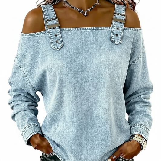 Women's Off The Shoulder Denim