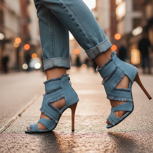 Women's Gladiator Thin Heel Sandals
