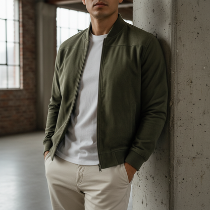 Castello Men's Classic Flight Jacket