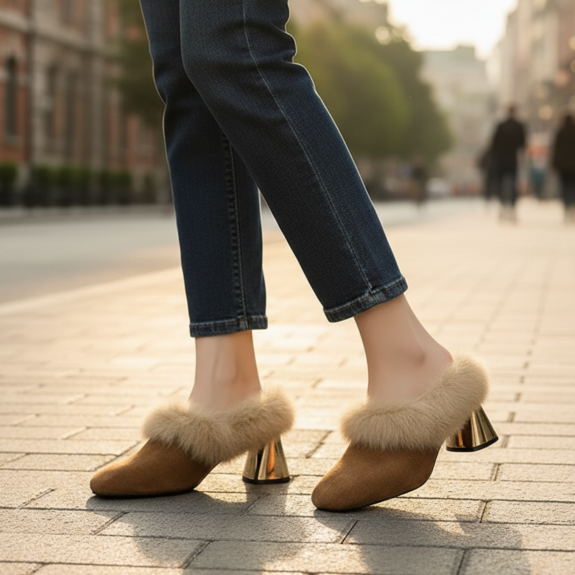 Women's Whisper Fur Mule Shoes