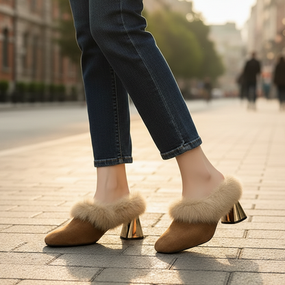 Women's Whisper Fur Mule Shoes