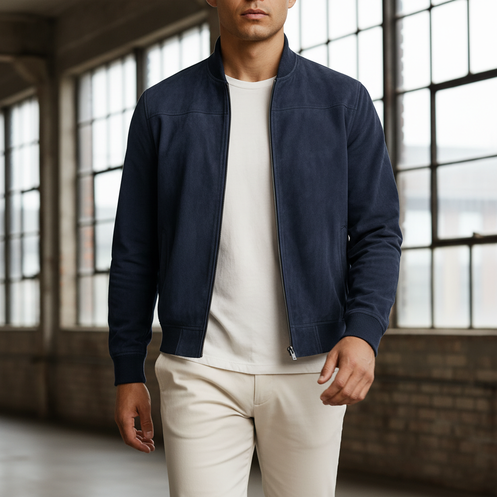 Castello Men's Classic Flight Jacket