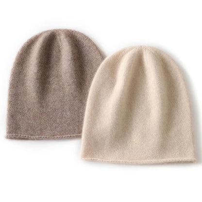 Women's Cashmere Blend Slouch Beanie Soft Warm Winter Hat