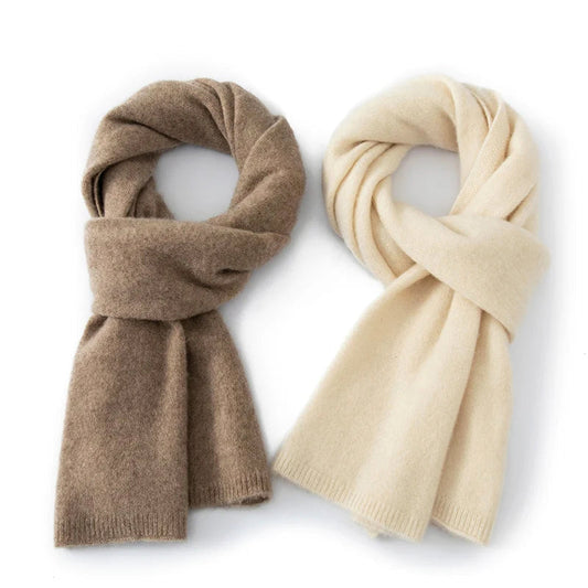 Women's Cashmere Winter Scarf Soft Warm Beige
