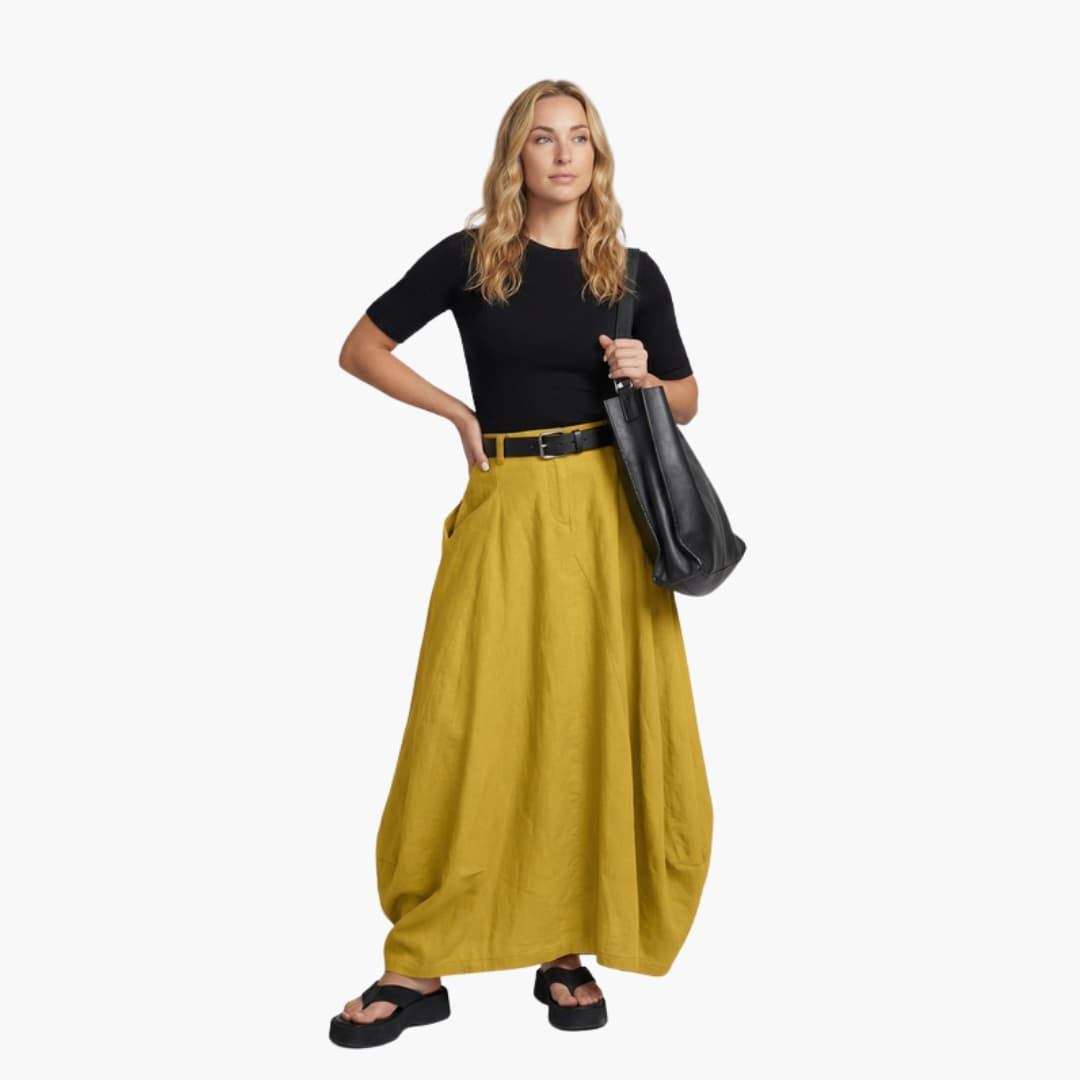 Women's A-Line Skirt Elastic Waistband