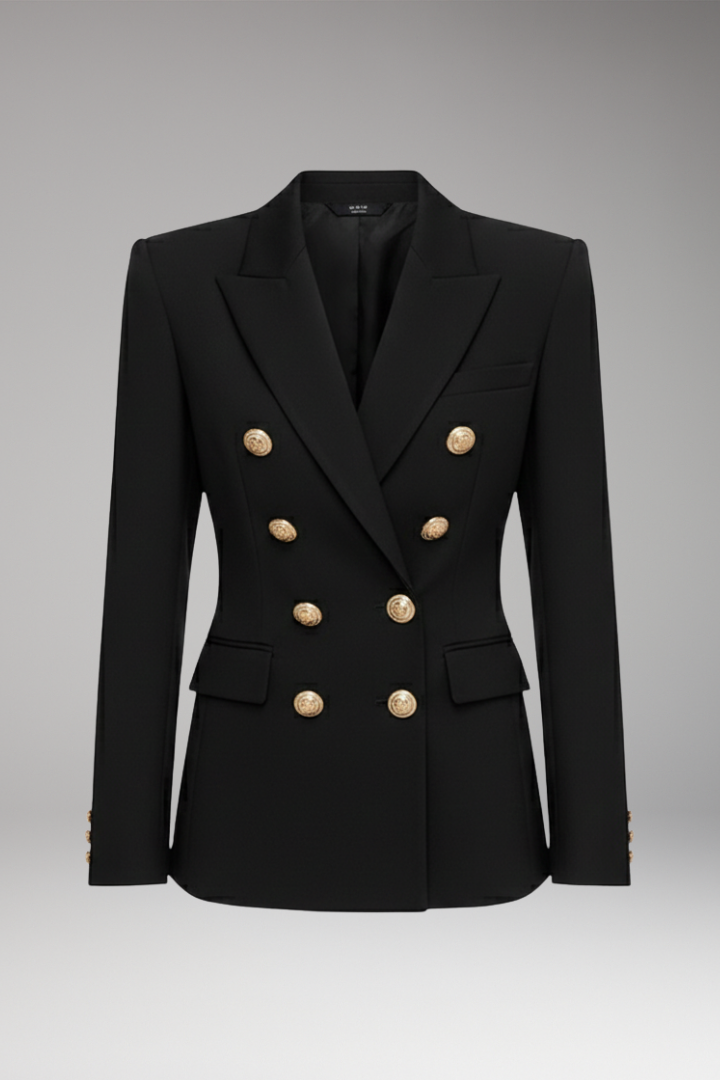 Women's Two Button Blazer Wool