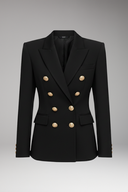 Women's Two Button Blazer Wool