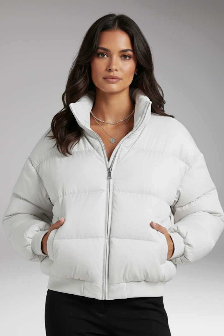 Women's Flight Jacket Detachable Hood
