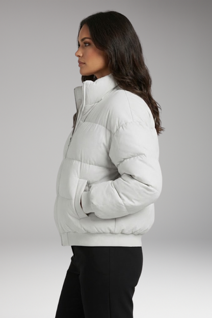 Women's Flight Jacket Detachable Hood