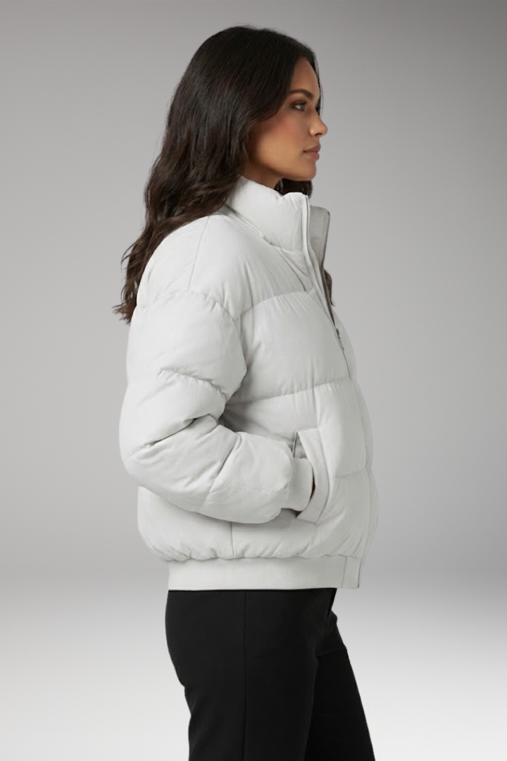 Women's Flight Jacket Detachable Hood