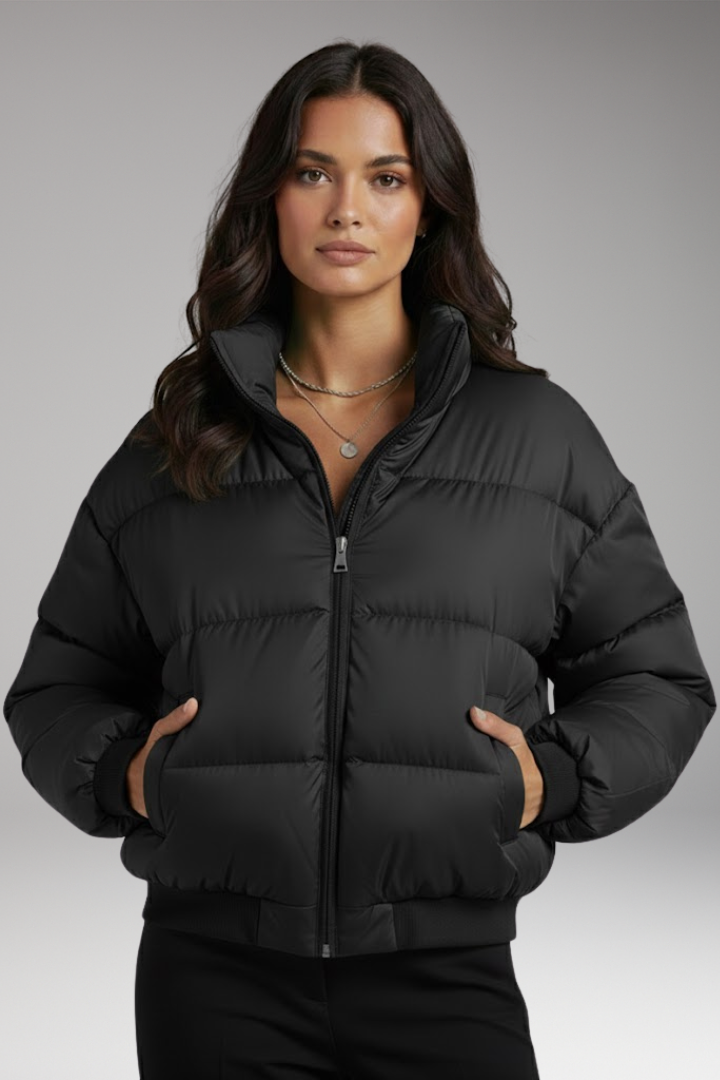 Women's Flight Jacket Detachable Hood