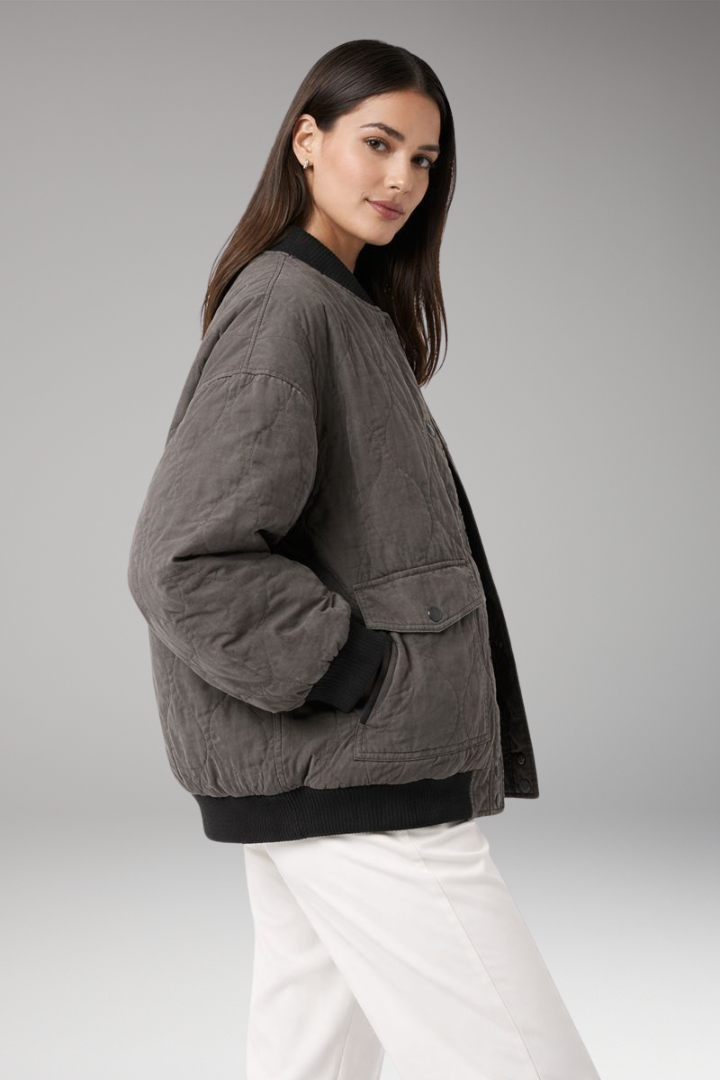 Women's Flight Jacket Oversized Woven
