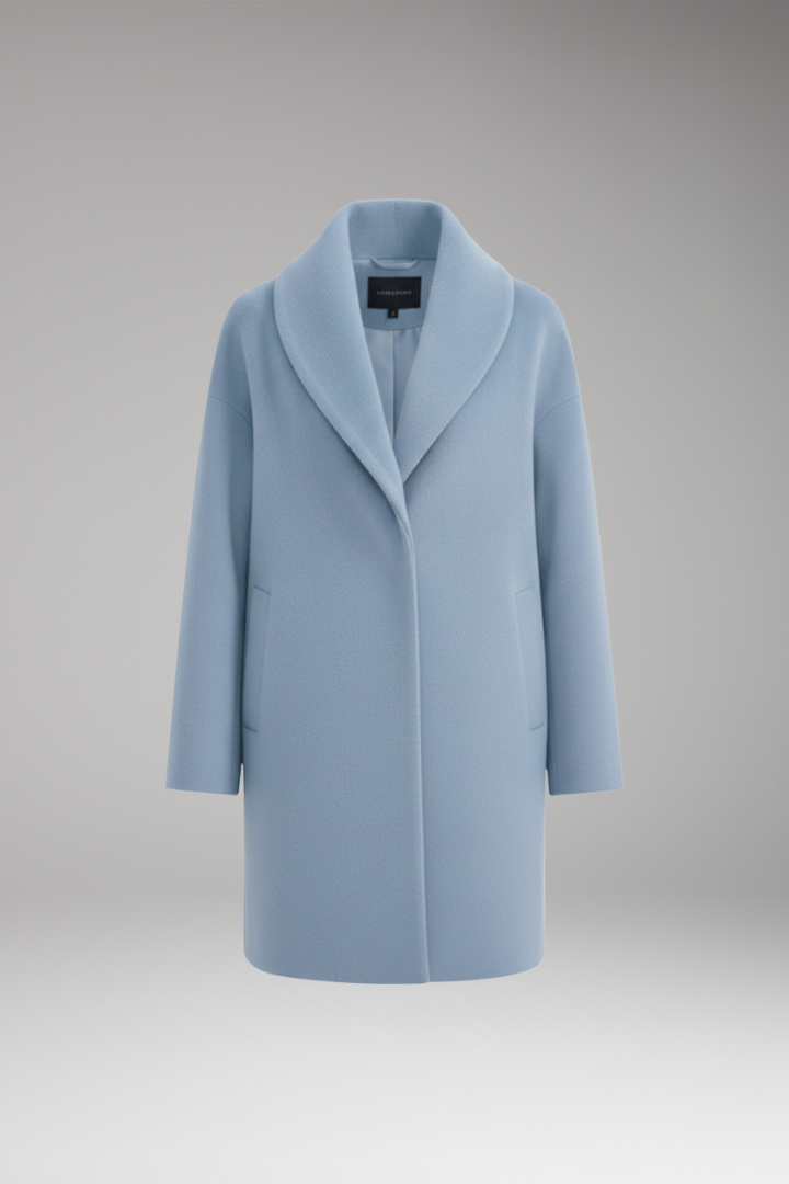 Women's Long Sleeve Coat Wide Collar