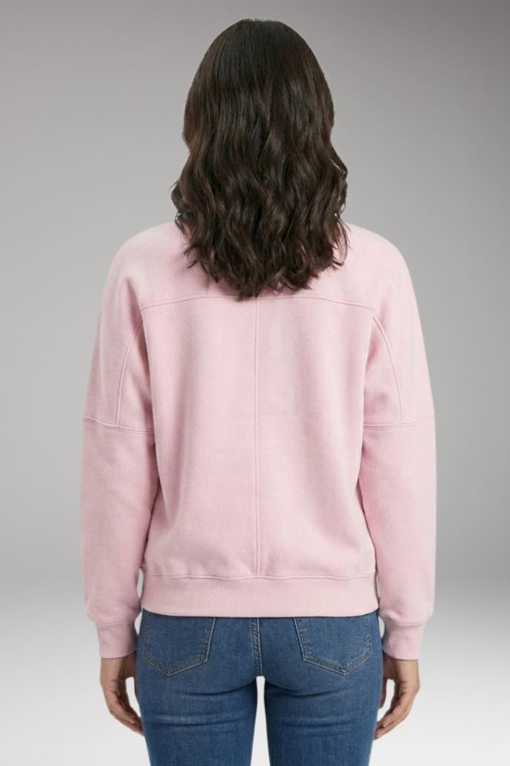 Women's Fleece Flight Jacket Front Zipper