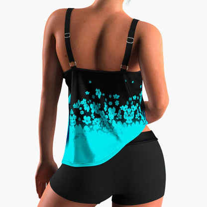 Women's Floral Tankini Swimsuit Set
