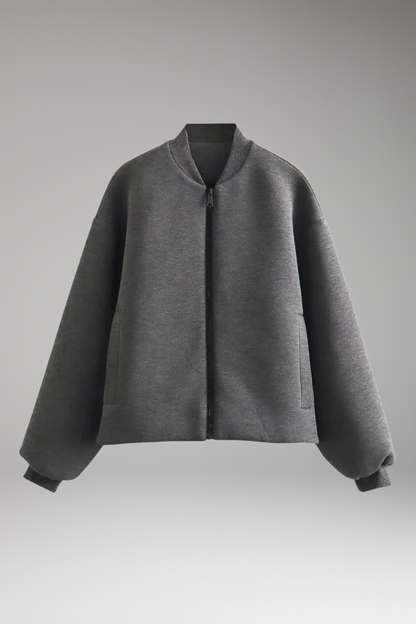 Women's Zip Front Jacket With Side Pockets