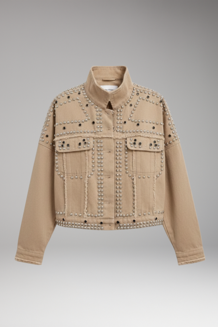 Women's Turn Down Collar Button Jacket