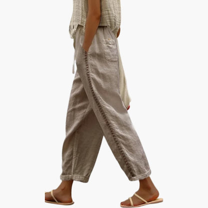 Women's Linen Loose Fit Pants