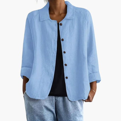 Women's Long Sleeve Straight Fit Shirt