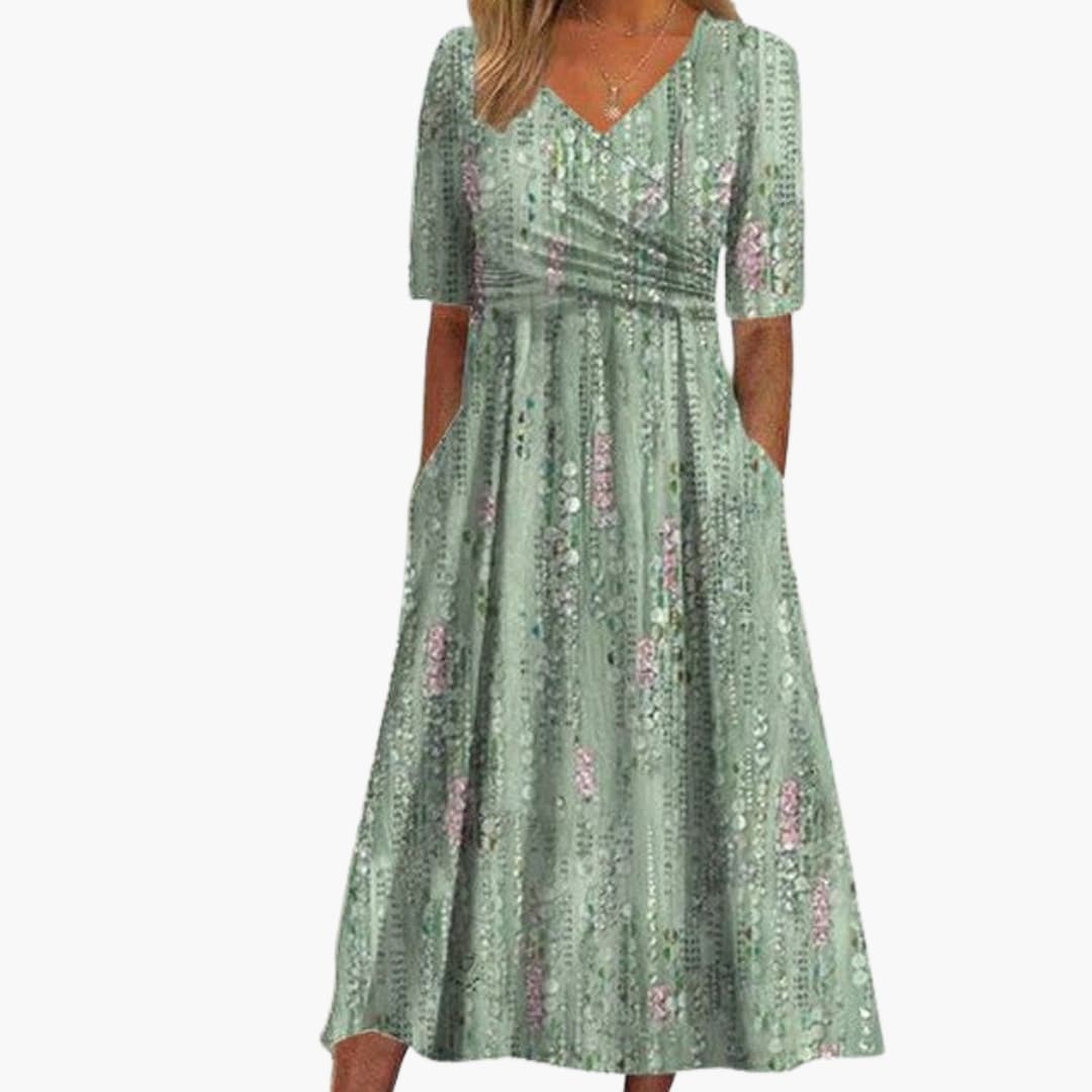 Women's Sleeveless A-Line Maxi Dress