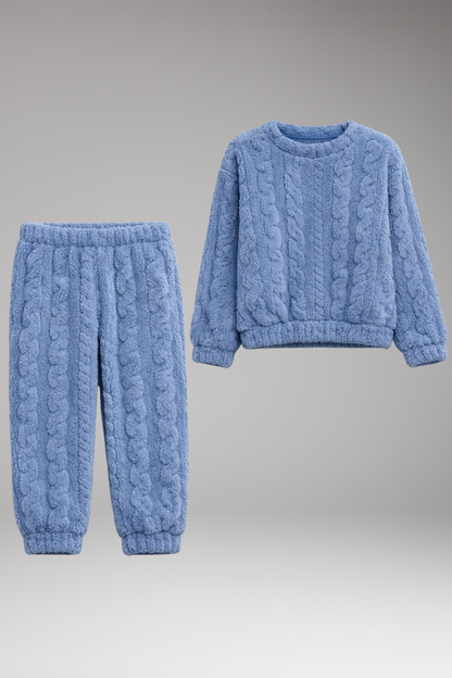 Women's Pyjama Set Round Neck Cotton