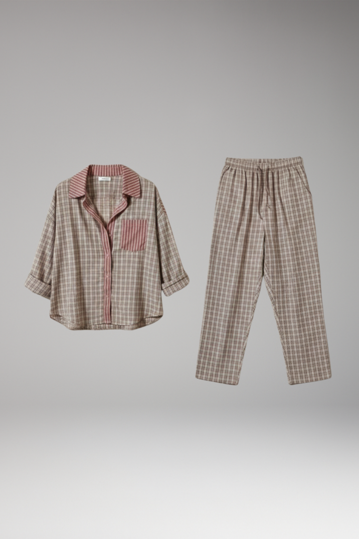 Women's Checked Flannel Pyjama