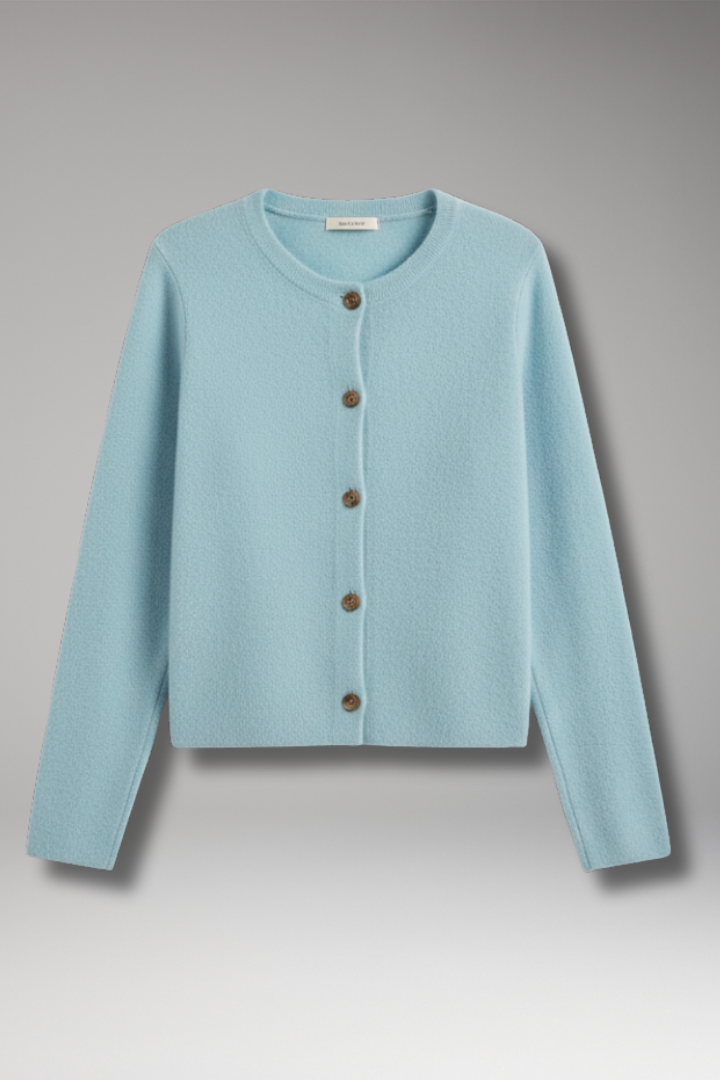 Women's V-Neck Button Cardigan