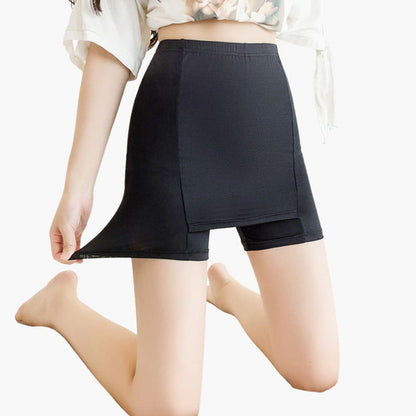 Women's Skort Wide Waistband Integrated Shorts