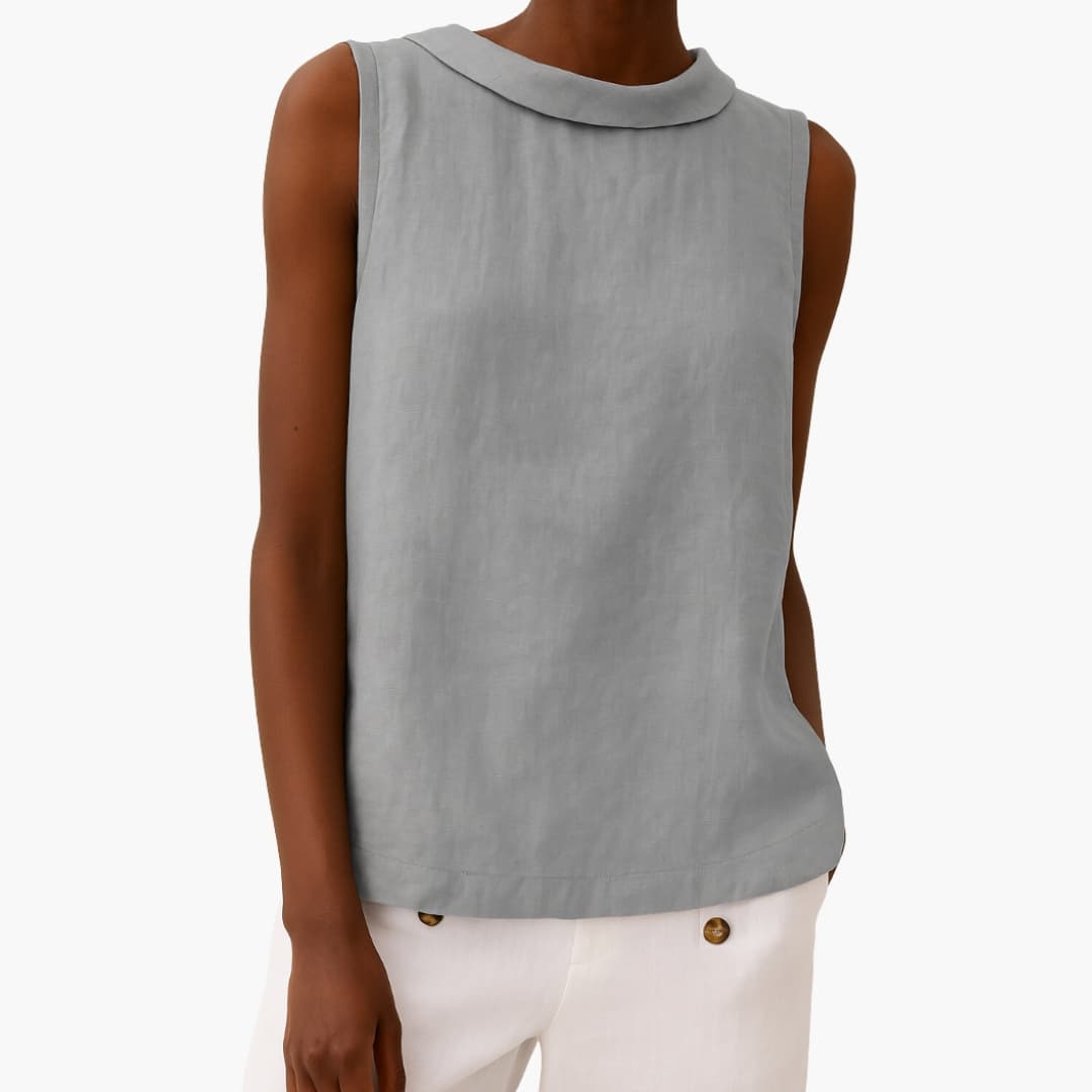 Women's Sleeveless Roll Neck
